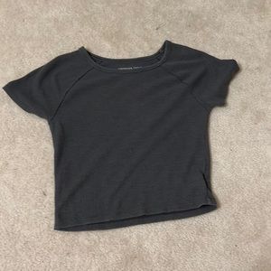 American eagle grey crop top